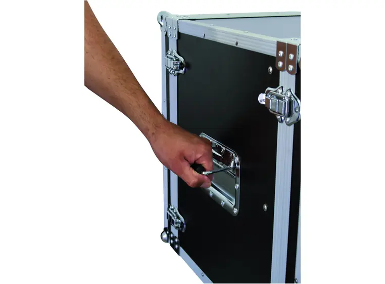 Effect rack CO DD, D:36cm, 10U, svart 